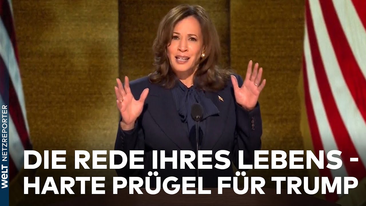 KAMPF UMS WEISSE HAUS: Kamala Harris greift an - Scharfe Attacke gegen Donald Trump | US-Wahlen 2024