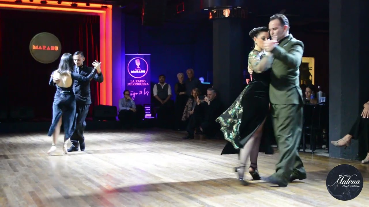 Barbara Ferreyra & Agustin Agnez, Rocio Montero & Mati Persico en Milonga Malena "COMO NINGUNA"!!