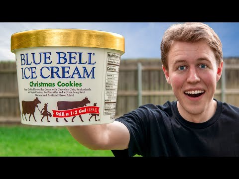 I Tried Every Flavor Of Blue Bell Ice Cream!