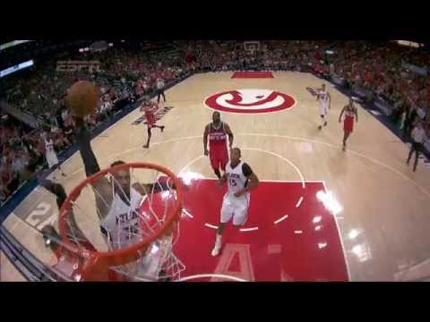 Mike Scott Caps Off the Explosive Fast Break