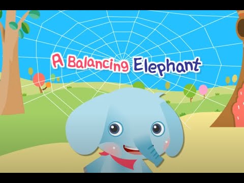 🐘 A Balancing Elephant | 균형 잡는 코끼리 영어 동요 | 숫자와 동작을 배워요!