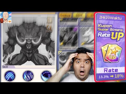 RATE UP NYA RUSAK INI WOY, GACHA RATE UP PALING ENAK, VAKSIN V2 - One Punch Man The Strongest