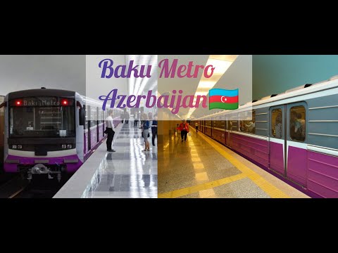 Metrô de Baku, Azerbaijão🇦🇿