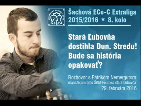 Šachová ECo-C Extraliga - Patrik Nemergut (29-02-2016)