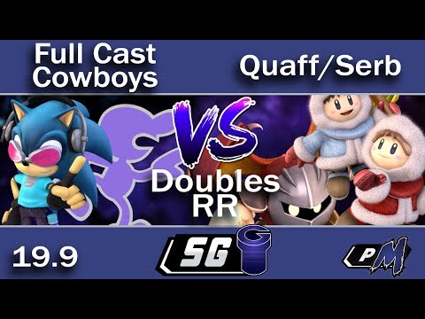 SG 19.9 Doubles RR - Full Cast Cowboys (B) vs Quaff/Serb (R)