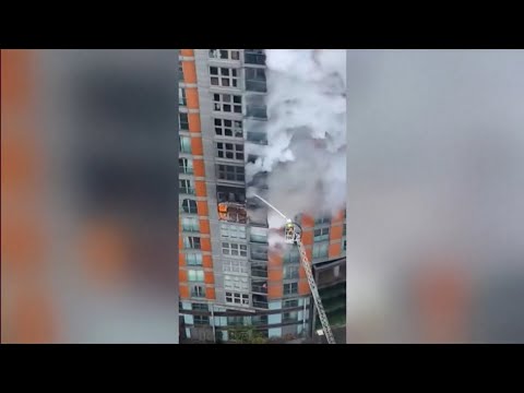 Another tower block fire in London & anger raging (UK) - BBC & ITV London News - 7th May 2021