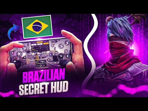 BRAZILIAN 🇧🇷 3 FINGER FASTEST 🤯 CUSTOM HUD CODE | BEST 3 FINGER FREESTYLE 😳 CUSTOM HUD IN FF