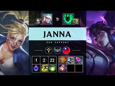 Janna Support vs Thresh - TW Challenger Patch 25.18