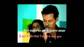 Marc Anthony -  I need to know /  Dimelo (Letra) &amp; English lyrics