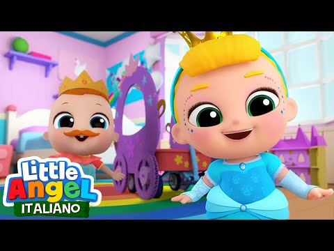 Vestiamoci da Principesse!👸🏻🏰Cartoni Animati con Gianni Piccino - Little Angel Italiano