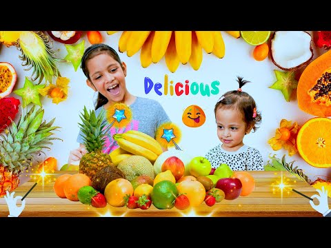 Fruit Magic with Mysha! 🍎🍌🍇✨ - Learn, Color, & Taste the Rainbow of Fruits! #FruitMagic
