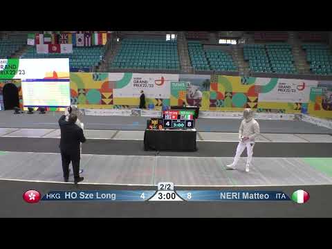 Tunis Grand Prix 2023 SMS - L16 - Ho Sze Long HKG v Matteo Neri ITA