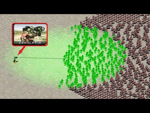 Desolator Shooting Radiation - Red Alert 2