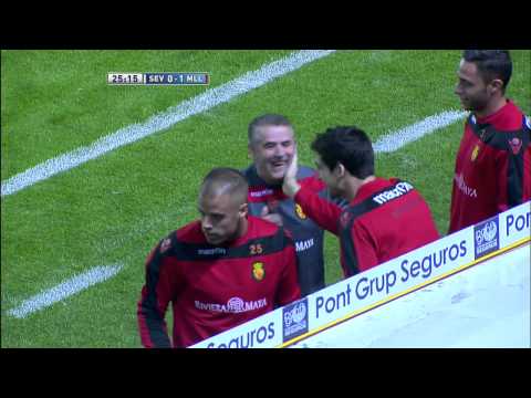 La Liga | Gol de Bigas (0-1) en el Sevilla FC - RCD Mallorca | 22-10-2012 | J8