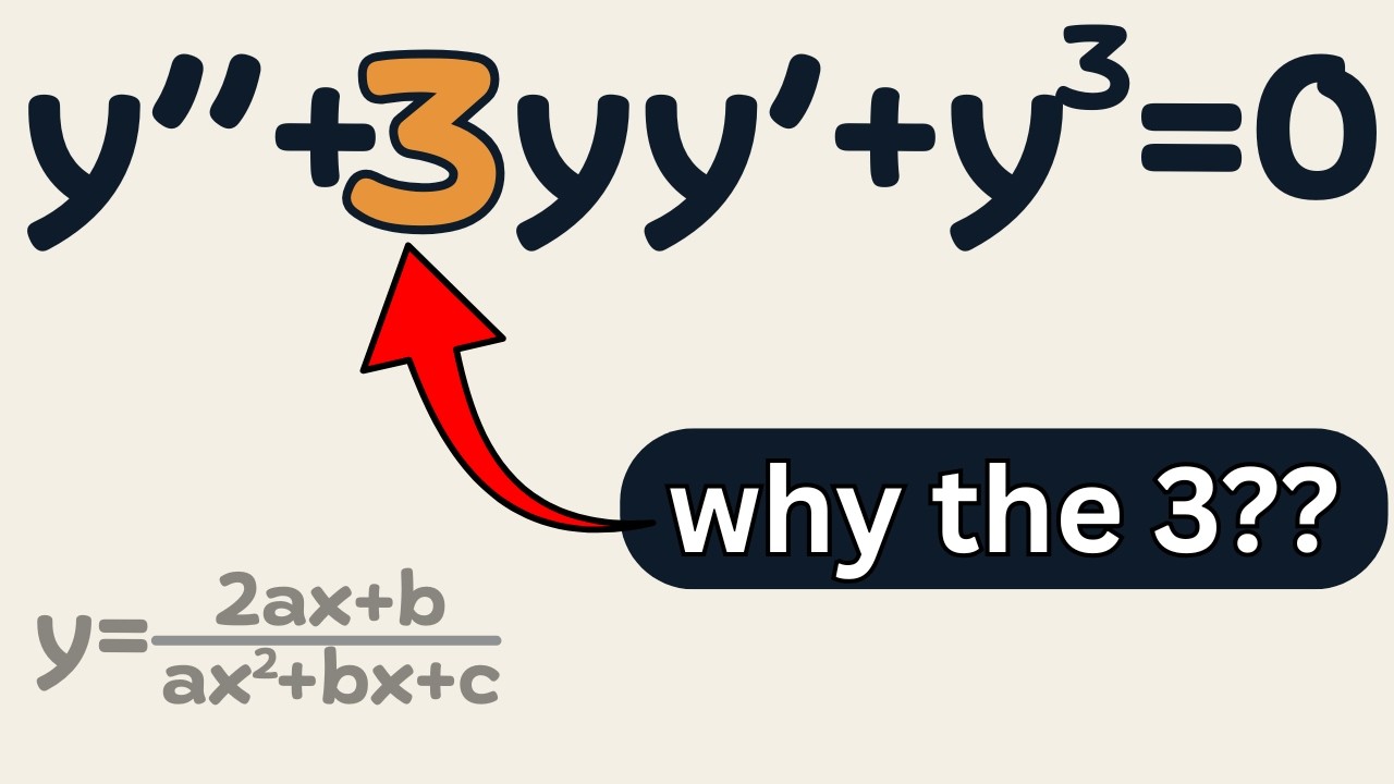 a mysterious differential equation