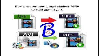 How to convert mov to mp4 windows 7/8/10 || Convert any file ||   Bangla YouTuber