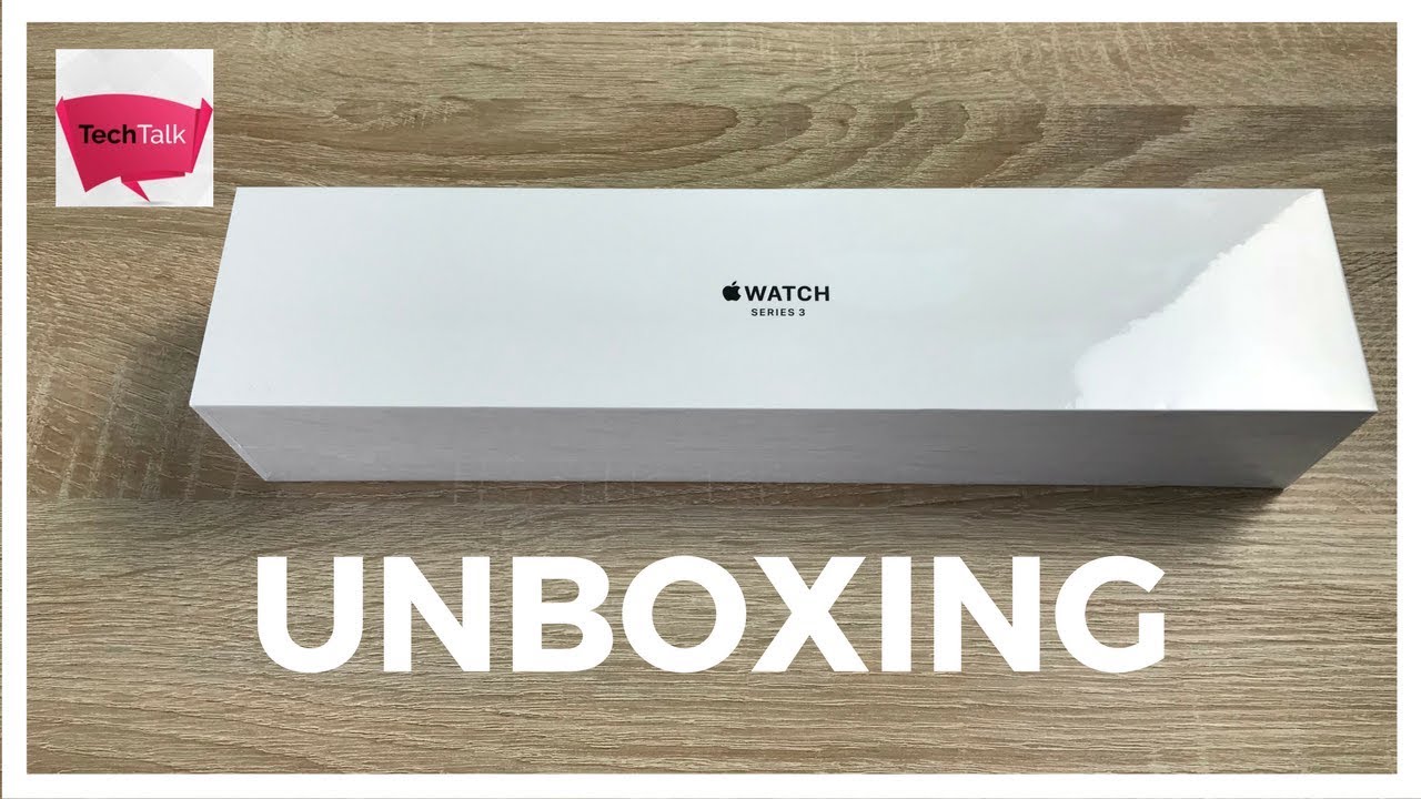 Apple Watch Series 3 GPS 42mm Space Grey Unboxing