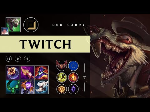 Twitch ADC vs Tristana - EUW Grandmaster Patch 25.24
