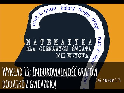 Wykład 13. Nurt 1. Wisienka na grafowym torcie. Dodatek dla jeszcze bardziej zainteresowanych.