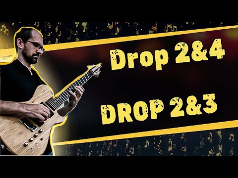 Jazz Guitar Lesson [Advanced Jazz Harmony]: Drop 2&4 and Drop 2&3 | Tom Lippincott