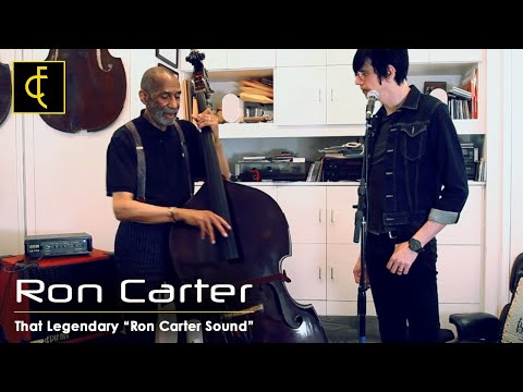 Ron Carter Talks About His Signature Sound, Epifani Bass Amp, and Strings