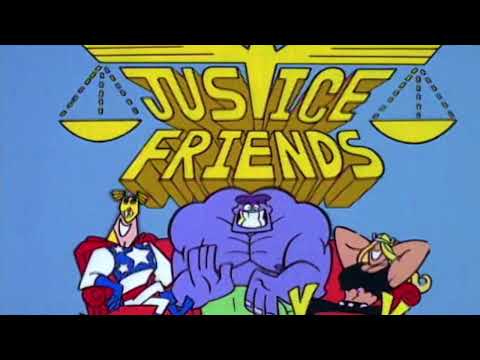 The Justice Friends intro reenactment