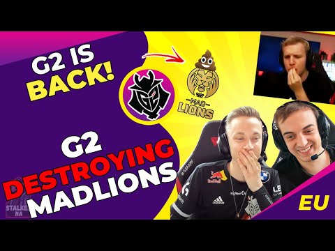 G2 DESTROYING MadLions For 5 Minutes Straight 🥰 👌