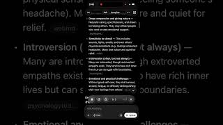 Talking with Grok 🤖 Empath and Highly Sensitive Person (HSP) not a same. 