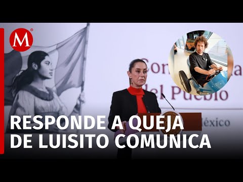 Sheinbaum addresses Luisito Comunica's complaint about high charges from Cancun taxi drivers.