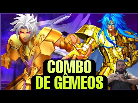 Combo Defteros com Saga Maligno. Estratégia Oportuna - Saint Seiya Awakening