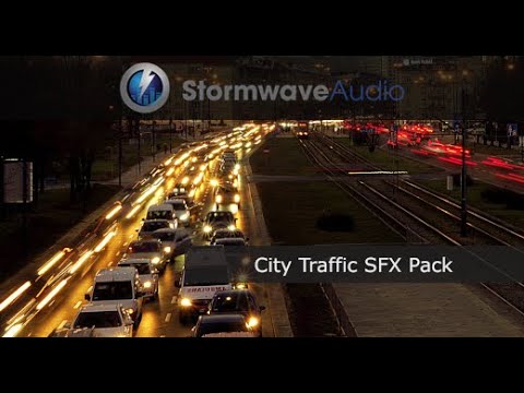 City Traffic Ambience After Rain (Royalty-Free Sound Effects)