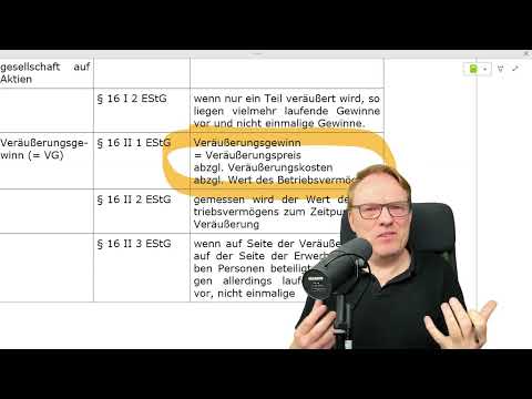 Einmalige Einkünfte aus Gewerbebetrieb -  § 16 EStG - Paragraphenketten - rollierender Freibetrag