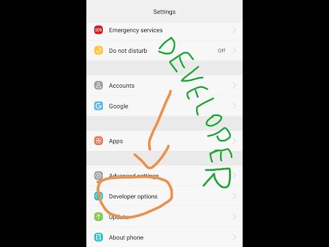 Unlock And Hide Developer Option On Honor 5x (Android)