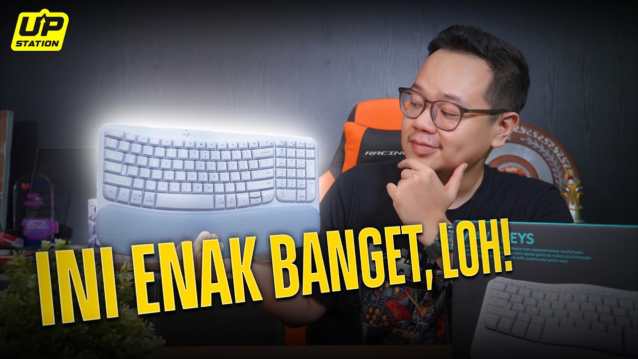  Keyboard Ini Enak Banget Buat Ngantor! | Logitech Wave Keys - Review Station
