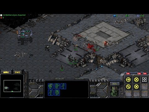 StarCraft: Remastered Co-op Campaign BW Terran Mission 2 - The Dylarian Shipyards