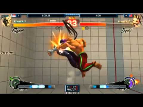 SEAM2013新加坡大賽 SSF4AE2012 32強勝部賽 LESLIE VS 阿仁REN)
