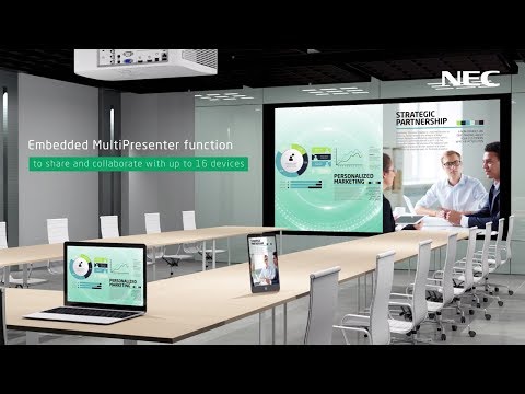 NEC Beamer NP-ME331X LCD-Projektor (60004228) weiß video preview