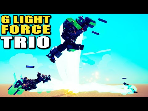 God Speed! G Light Force Trio vs Every Faction - Totally Accurate Battle Simulator TABS