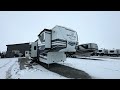 Check out this Video for a 2025 Forest River RiverStone 421FK(Stock #0005182)  for sale by RV Dynasty. This unit is located in Bunker Hill, IN