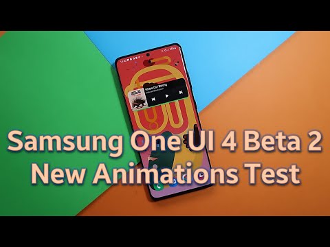 Samsung One UI 4 Beta 2 - New Animations Test!