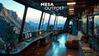 MESA OUTPOST 2 | Mountain Sci-Fi Ambience | Focus & Sleep 24/7 Live