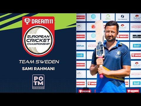 Sami Rahmani delivers big time at Dream11 European Cricket Championship