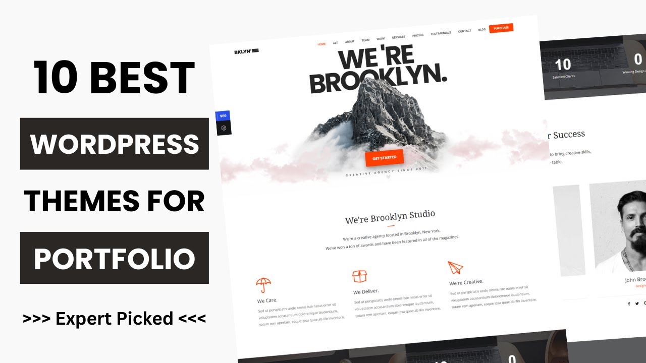 10 Best WordPress Portfolio Themes 2025 | Creative Portfolio Theme