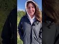 Stylish Women S Rain Jacket Try On