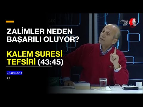 ALLAH ZALİMLERİ ÖDÜLLENDİRİYOR MU, ZALİMLERİN GEÇİCİ ZAFERİ | Yaşar Nuri 2014 Kitaptan Aydınlığa