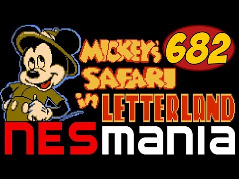 682/714 Mickey's Safari In Letterland - NESMania