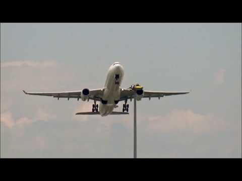 Plane spotting Zürich Airport / LSZH / ZRH - Take off runway 16