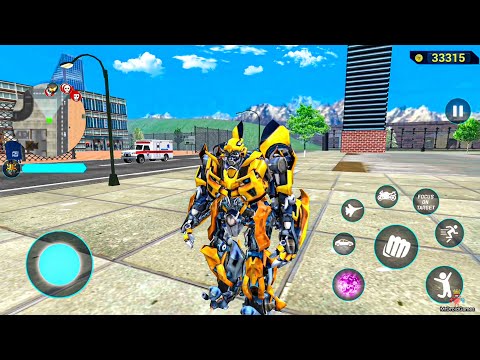 Bumblebee Multiple Transformation Jet Robot Car Game 2020 #8 - Android Gameplay