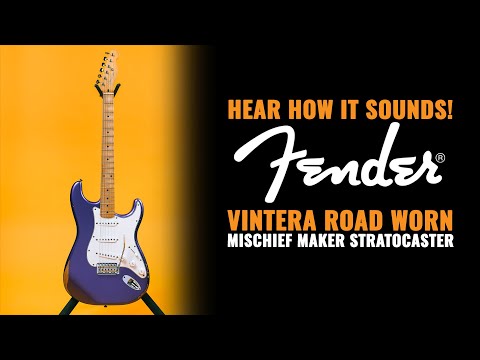 Fender Vintera Road Worn Mischief Maker Stratocaster Metallic Purple w/Pure Vintage ’59 Pickups (CME Exclusive) Pre-Order image 9