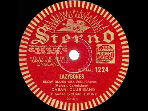 1933 Charlie Kunz - Lazybones (Phyllis Robins, vocal)